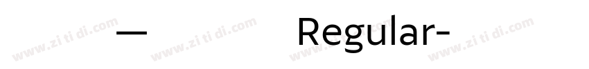 珠穆朗玛—乌金萨琼体 Regular字体转换 珠穆朗玛—乌金萨琼体 Regular字体转换